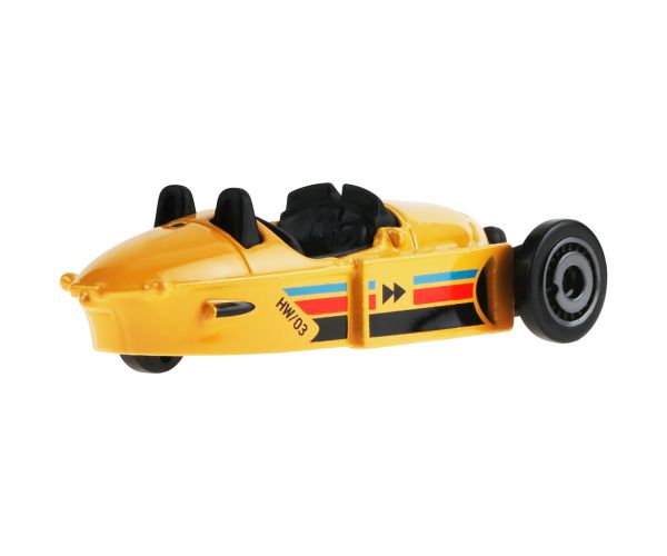 Hot Wheels: Morgan Super 3 mașinuță galbenă 1/64 - Mattel