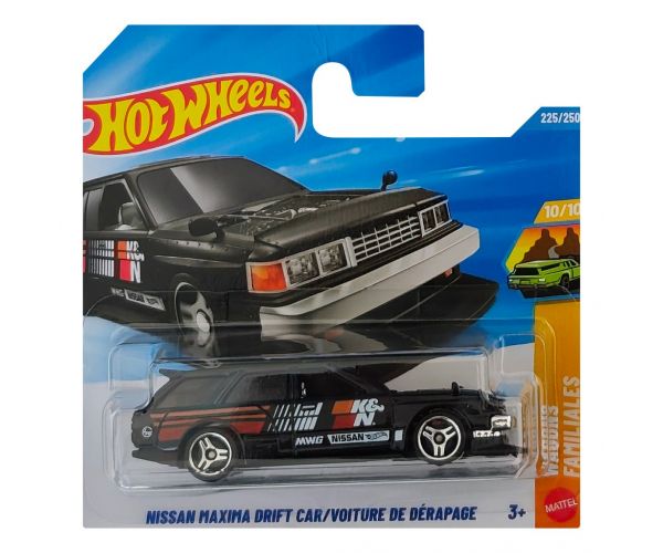 Hot Wheels: Nissan Maxima Drift Car mașinuță neagră 1/64 - Mattel