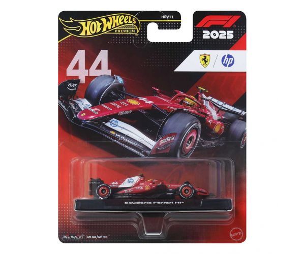 Hot Wheels Premium: Lewis Hamilton Ferrari nr. 44 mașinuță Formula 1 1/64 - Mattel