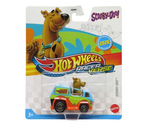 Hot Wheels: RacerVerse mașinuță personaj Scooby-Doo 1/64 – Mattel