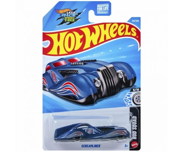 Hot Wheels: Screamliner mașinuță albastră 1/64 - Mattel
