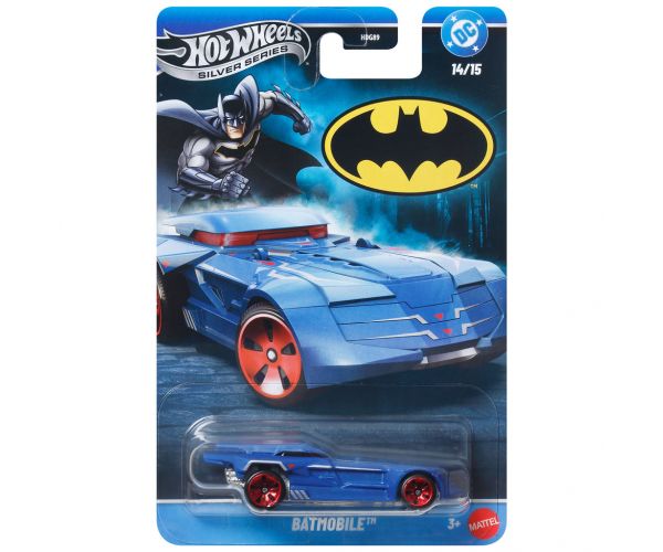 Hot Wheels Seria Silver: mașinuță Batmobile 1/64 - Mattel