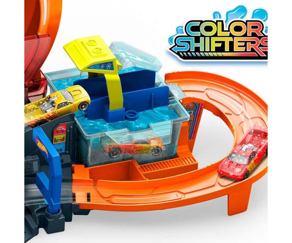 Hot Wheels: Set de joacă Mega Spălătorie Auto - Mattel