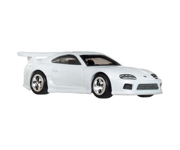 Hot Wheels: Set de mașinuțe de colecție Premium Toyota JDM din anii ’90 – Supra, Celica GT-Four, MR2 TRD și Sakura Sprinter, 1/64 - Mattel
