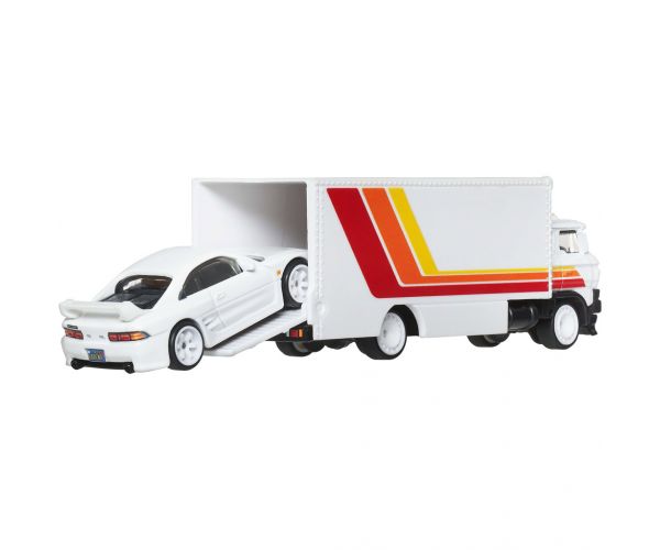 Hot Wheels: Set de mașinuțe de colecție Premium Toyota JDM din anii ’90 – Supra, Celica GT-Four, MR2 TRD și Sakura Sprinter, 1/64 - Mattel