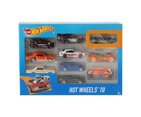 Hot Wheels kisautó szett 10db-os - Mattel