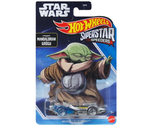 Hot Wheels: Superstar Speeders Star Wars Grogu Ollie Rocket mașinuță 1/64 - Mattel