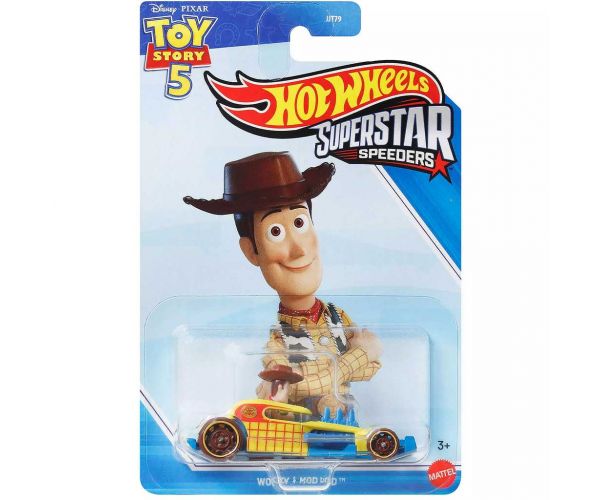 Hot Wheels: Superstar Speeders Toy Story 5 Woody mașinuță 1/64 - Mattel