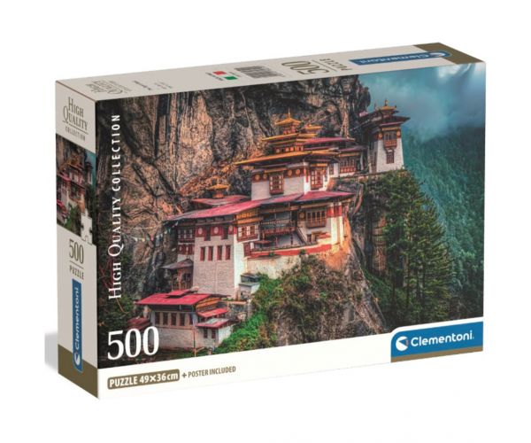 HQC Cuibul tigrilor - puzzle cu 500 de piese - Clementoni