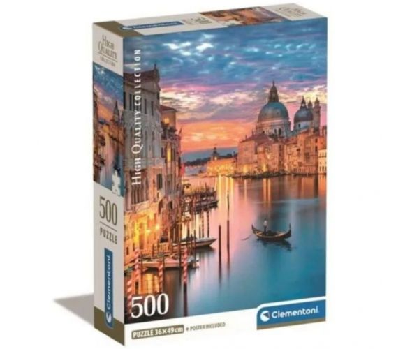 HQC Luminile Veneției puzzle 500 de piese - Clementoni