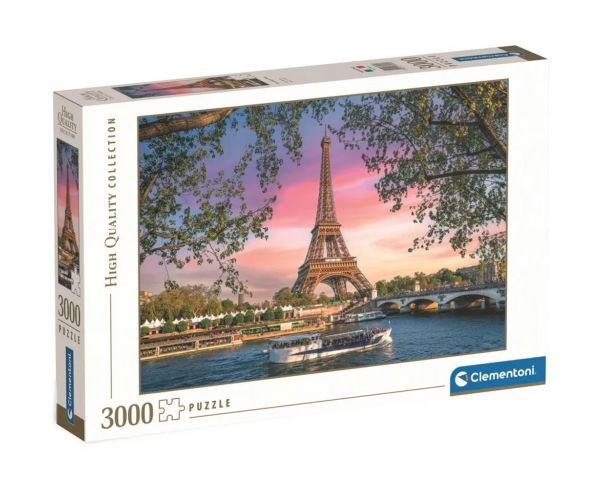 HQC Turnul Eiffel, Paris, puzzle de 3000 de piese - Clementoni