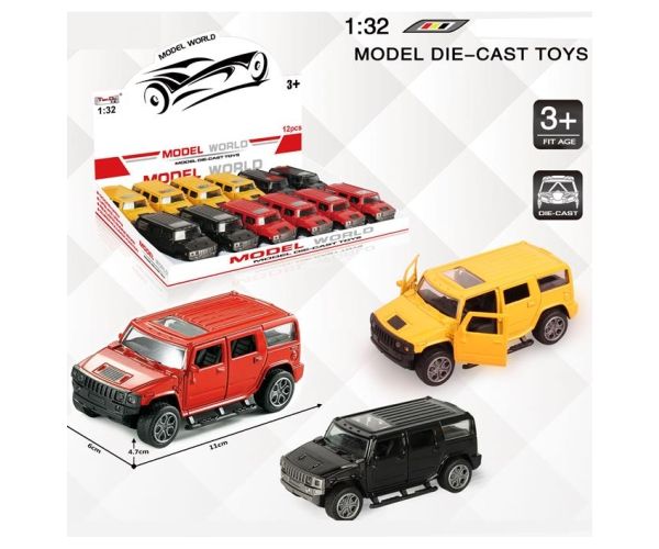 Hummer model mașină metal de mai multe variante 1/32