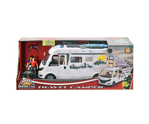 Hymer Camping Van rulotă cu accesorii 30cm - Dickie Toys