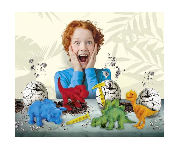 I’m Genius Dinosaur World dinozauri surpriză de colecție în ou – Lisciani