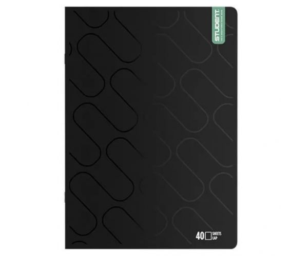 ICO: Caiet Student Premium Black A4 Velin 40 file