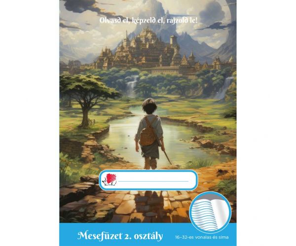ICO: Caiet de povești Süni Fiús pentru clasa a II-a, format A5, cu liniatură 16-32