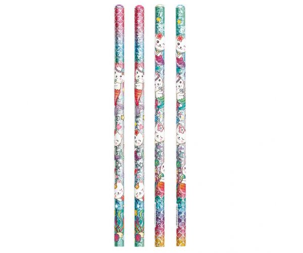 ICO: Creion grafit Bensia cu design Meowmaid 1buc