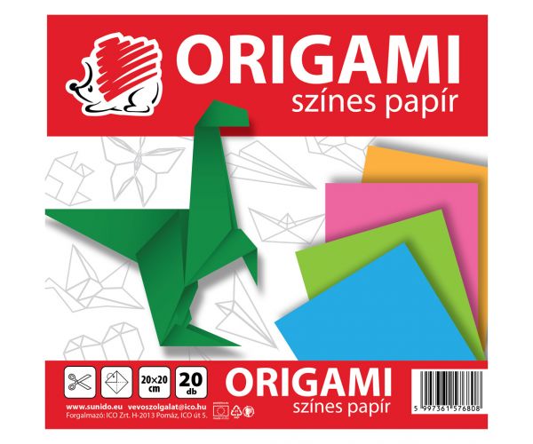 ICO: Foi de origami SÜNI 20x20cm 20 de foi