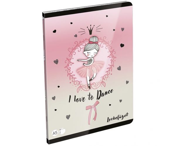 ICO: LizzySuli Lovely Ballerina Tiny Dancer caiet de teme A5, 40 de file