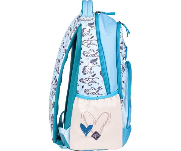 ICO: LizzySuli Wild Beauty Sport Club Active+ ghiozdan școlar ergonomic pentru echitație, 27 litri