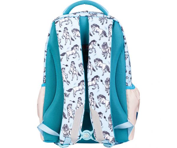 ICO: LizzySuli Wild Beauty Sport Club Active+ ghiozdan școlar ergonomic pentru echitație, 27 litri