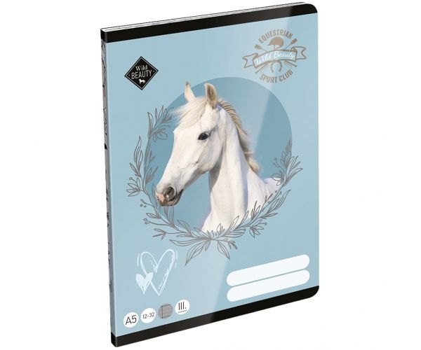 ICO: LizzySuli Wild Beauty Sport Club caiet liniat pentru clasa a III-a A/5 12-32