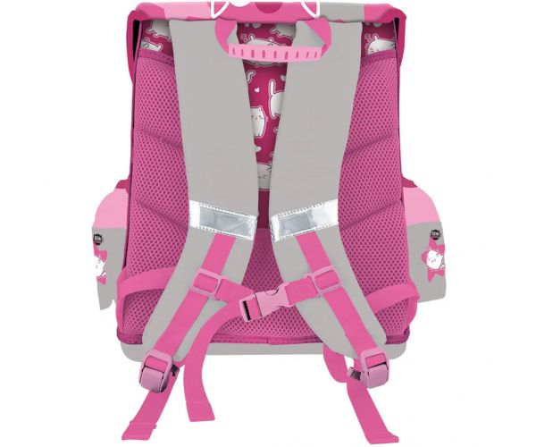 ICO: Lizzysuli Kittok Stars geantă școlară ergonomică cu pisici, rucsac 39x35x24 cm