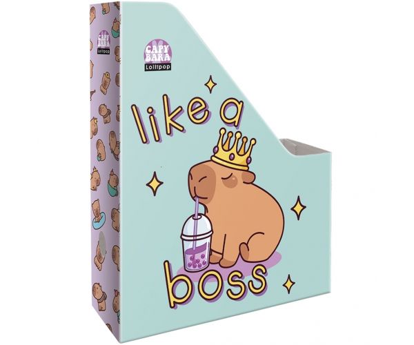 ICO: Lizzysuli Lollipop Capybara, dosar din carton cu imprimeu, A4