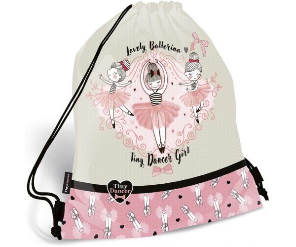 ICO: Lizzysuli Tiny Dancer Ballerina sac de gimnastică, sac de sport