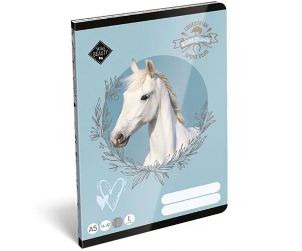 ICO: Lizzysuli Wild Beauty Sport Club caiet cu liniatură pentru clasa I