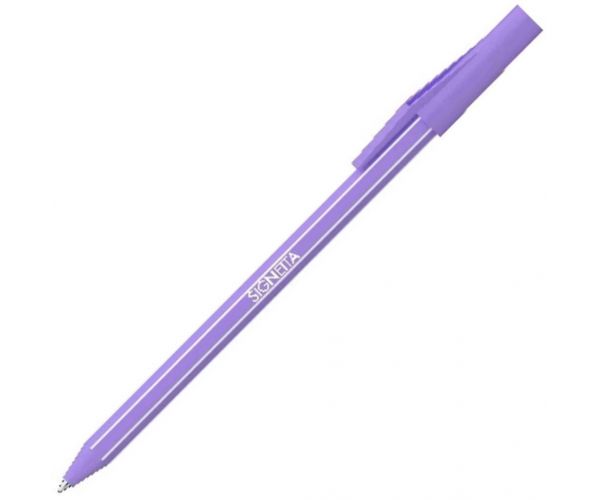 ICO: Pix cu bilă Signetta MIX albastru, culoare lila pastel, 0,7 mm