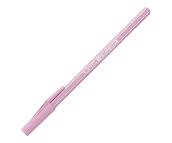 ICO: Pix cu bilă Signetta, culoare roz pastel