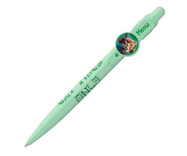 ICO: Pix cu pisică, verde pastel