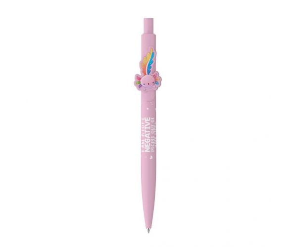 ICO: Pix roz pastel cu model axolotl