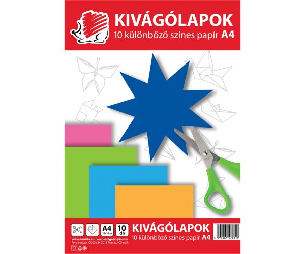 ICO: Șablon de tăiat arici, format A4, 10 coli