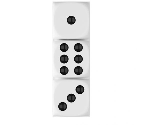 ICO: Set de 3 zaruri arici