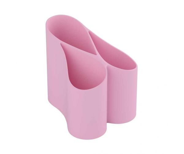 ICO: Suport pentru instrumente de scris Lux, culoare roz pastel.