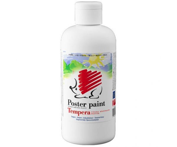 ICO: Süni tempera fehér színben 500ml