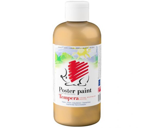 ICO: Tempera arici culoare auriu 500ml