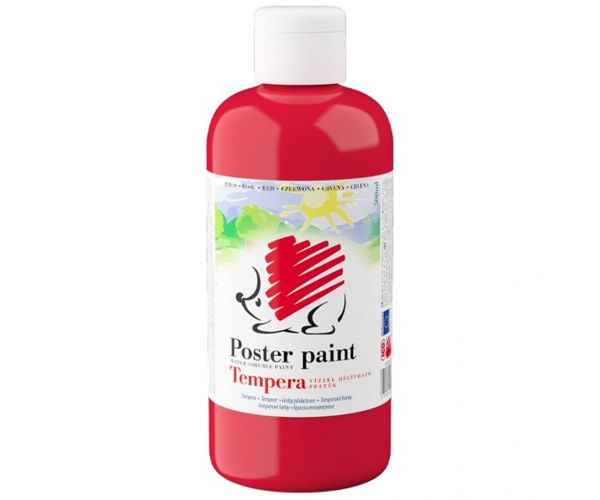 ICO: Tempera arici, culoare roșie, 500 ml
