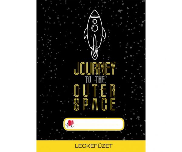 ICO: caiet A5 pentru teme cu model arici astronaut