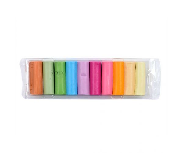 ICO: plastilină Koh-I-Noor în culori pastelate, set de 10 bucăți