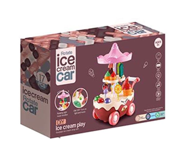 Ice cream car bar jucărie set cu lumini și sunete