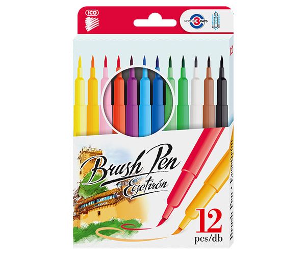 ICO: Brush Pen set de 12 bucăți