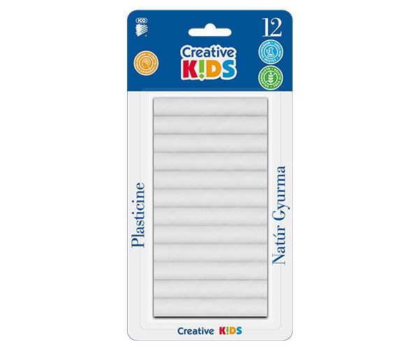 ICO: Creative kids natúr gyurma 12db-os 165g-os szett