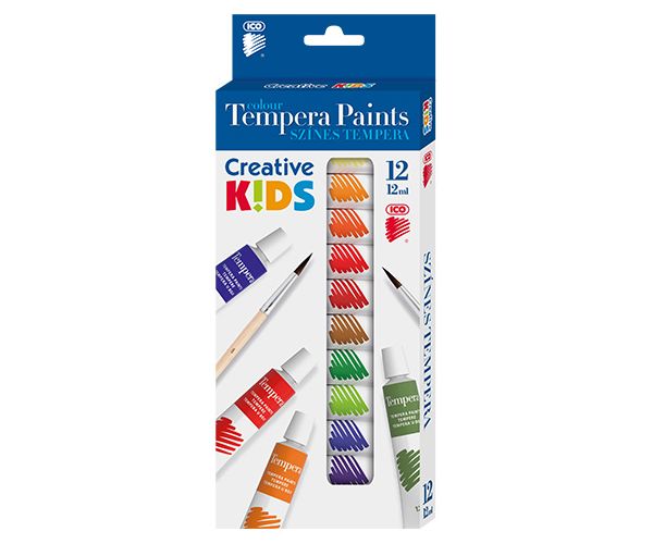 ICO: Creative kids tempera 12db-os, 12ml-es tubusok