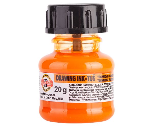 ICO: Koh-I-Noor V0141790102LP neon narancssárga tus tinta 20gramm