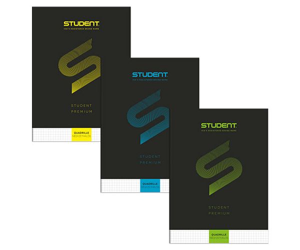 ICO: Student Premium caiet cu pătrățele A4