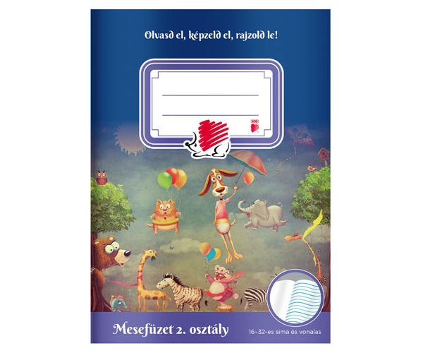 ICO: SÜNI második osztályos mesefüzet A/5-ös 16-32-es vonalazással