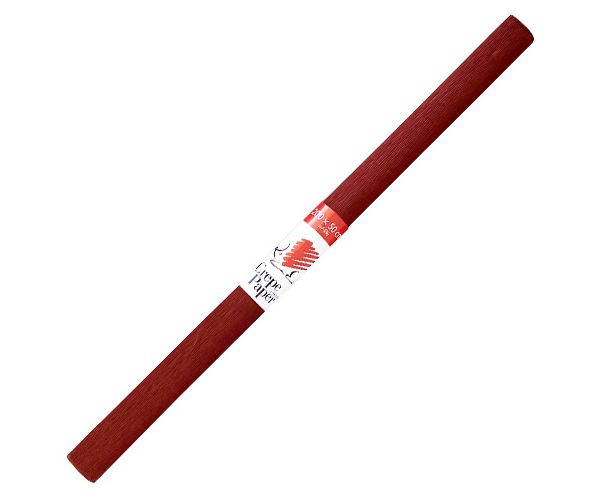ICO: Süni hârtie creponată culoare maro 200x50cm